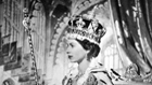Queen Elizabeth II lors de son couronnement