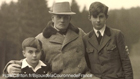 Albert von Thurn und Taxis avec ses petits fils Johannes et Anselm