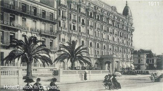 Hotel Carlton, Cannes en 1911