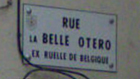Plaque de la Rue La belle Otero ... photo Google Rue la Belle Otero